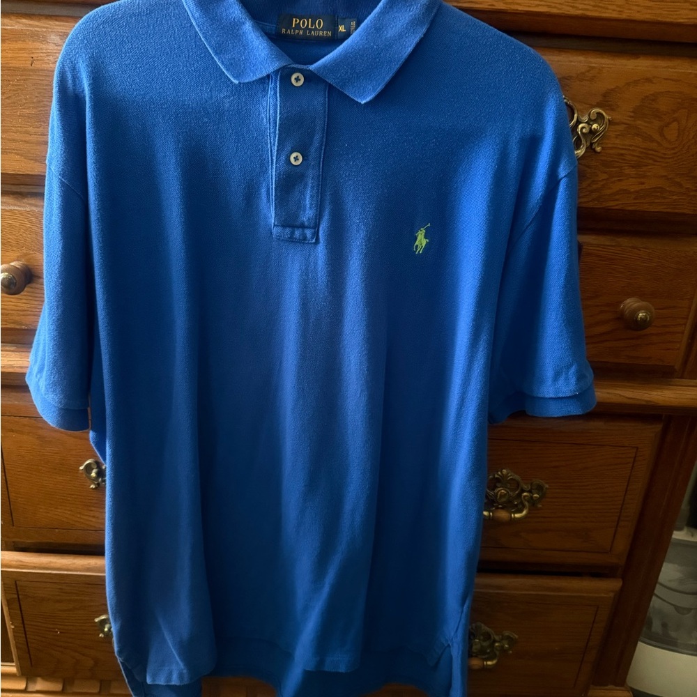 Ralph Lauren Men's Vibrant Blue Polo Shirt